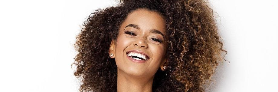 woman smiling